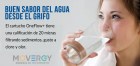 El agua tratada con OneFlow® no contiene sodio agregado, es segura para beber y puede usarse en preparaciones de comidas y bebidas.